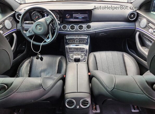 WDDZF4JBXHA210310 2017 MERCEDES-BENZ E Black წინა პანელის ხედი
