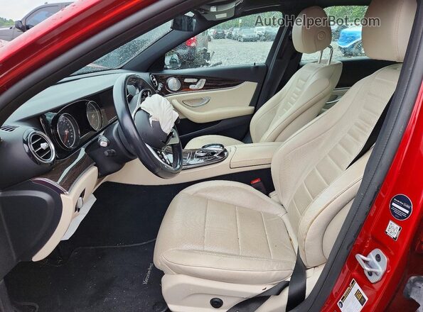 WDDZF4JBXKA514552 2019 MERCEDES-BENZ E Red წინა სალონის ხედი
