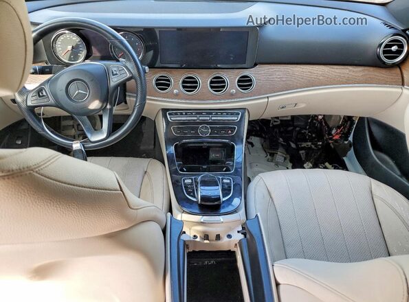 WDDZF4KB0HA162122 2017 MERCEDES-BENZ E White Вид панелі приладів
