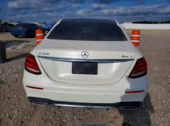 WDDZF4KB0HA162122 2017 MERCEDES-BENZ E White Вид ззаду