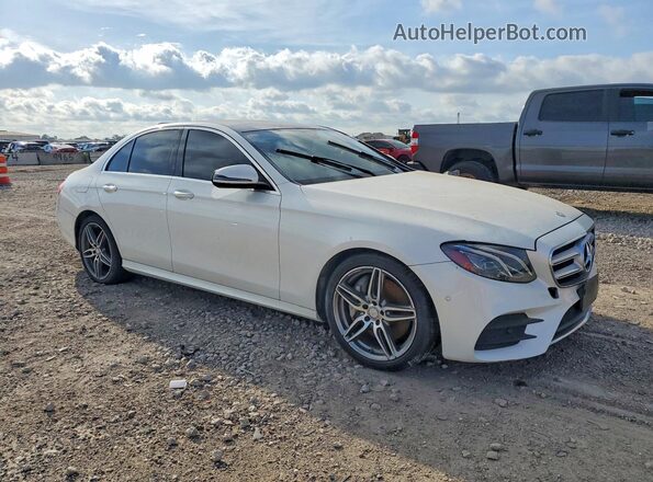 WDDZF4KB0HA162122 2017 MERCEDES-BENZ E White Передня права чверть