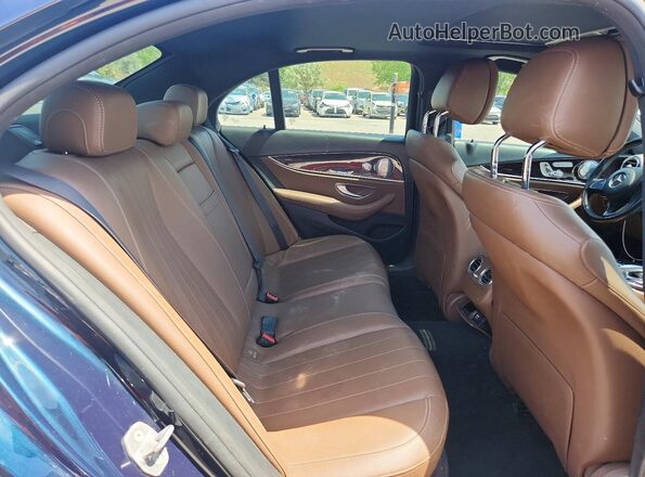 WDDZF4KB0HA178868 2017 MERCEDES-BENZ E Black Հետևի նստատեղերի տեսք