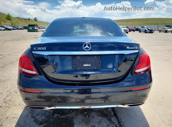 WDDZF4KB0HA178868 2017 MERCEDES-BENZ E Black Հետևի տեսք