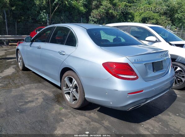 WDDZF4KB0HA217328 2017 MERCEDES-BENZ E-CLASS Light Blue Rear left