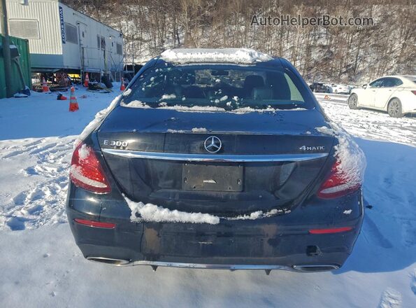 WDDZF4KB0JA338043 2018 MERCEDES-BENZ E Black Widok z tyłu