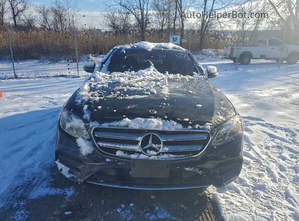 WDDZF4KB0JA338043 2018 MERCEDES-BENZ E Black Widok z przodu