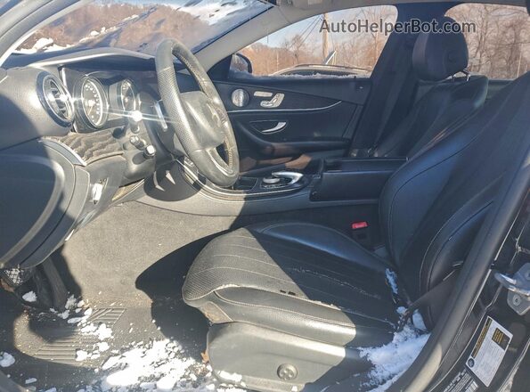 WDDZF4KB0JA338043 2018 MERCEDES-BENZ E Black Widok wnętrza z przodu