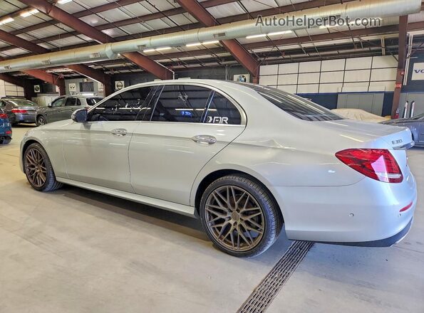 WDDZF4KB0JA397688 2018 MERCEDES-BENZ E Серебряный Задняя левая четверть
