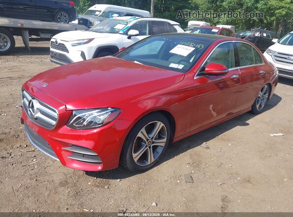 WDDZF4KB0KA688547 2019 MERCEDES-BENZ E-CLASS Red Przód lewy