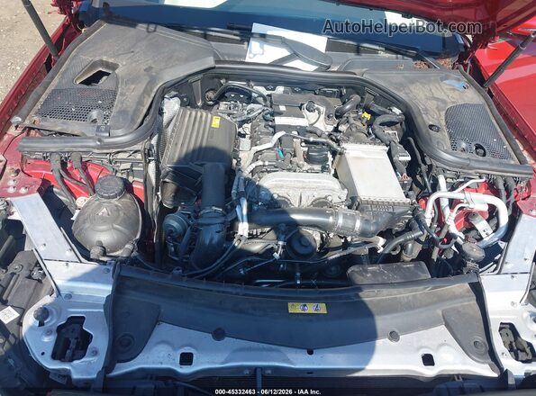 WDDZF4KB0KA688547 2019 MERCEDES-BENZ E-CLASS Red Widok z tyłu
