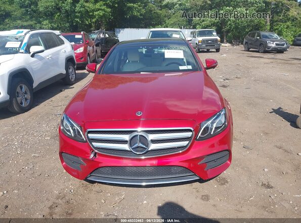 WDDZF4KB0KA688547 2019 MERCEDES-BENZ E-CLASS Red Widok zestawu wskaźników