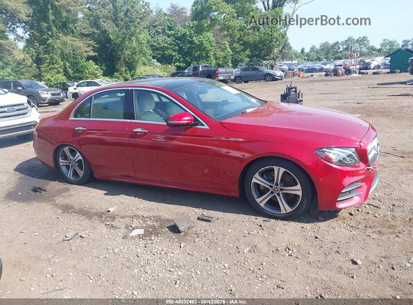 WDDZF4KB0KA688547 2019 MERCEDES-BENZ E-CLASS Red Widok wnętrza z tyłu