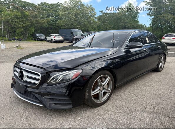 WDDZF4KB1HA012777 2017 MERCEDES-BENZ E-CLASS Black Առջևի ձախ երեք քառորդ տեսարան