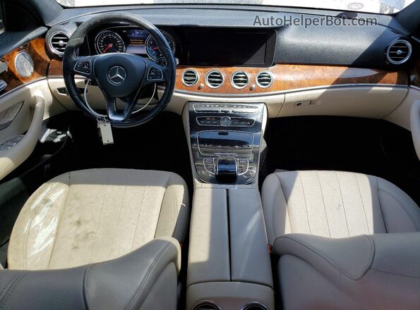WDDZF4KB1HA027571 2017 MERCEDES-BENZ E Blue Dashboard view