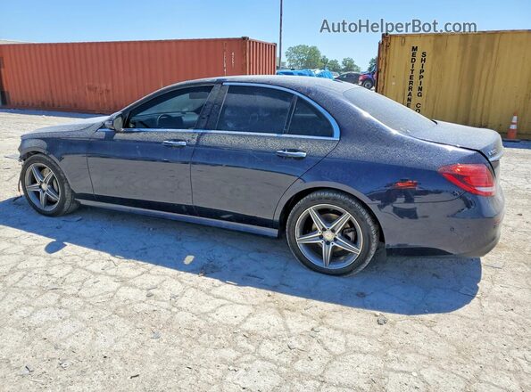 WDDZF4KB1HA027571 2017 MERCEDES-BENZ E Blue Rear left