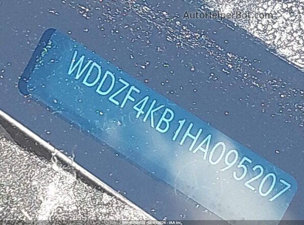 WDDZF4KB1HA095207 2017 MERCEDES-BENZ E-CLASS Черный Вид щитка приборов