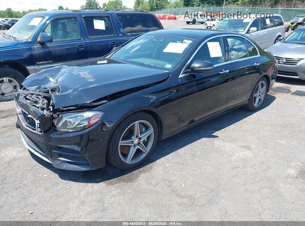 WDDZF4KB2HA021682 2017 MERCEDES-BENZ E-CLASS Black წინა მარცხენა ხედი სამი მეოთხედიდან