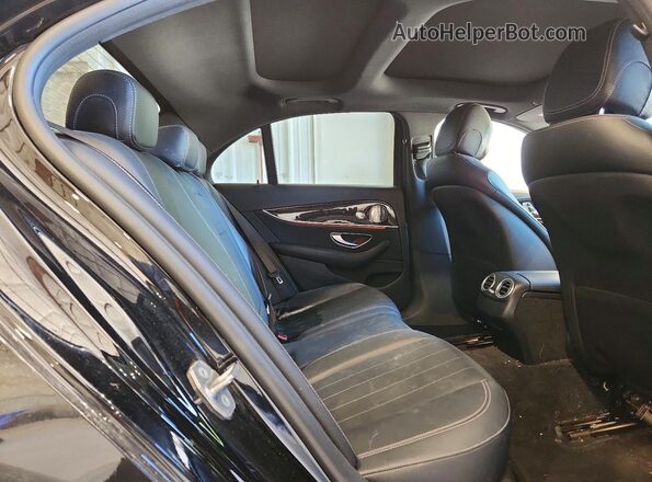 WDDZF4KB2HA059249 2017 MERCEDES-BENZ E Black Rear seats view