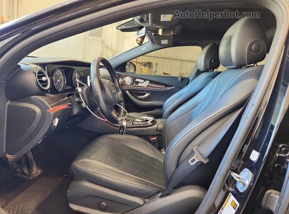 WDDZF4KB2HA059249 2017 MERCEDES-BENZ E Black Front interior view