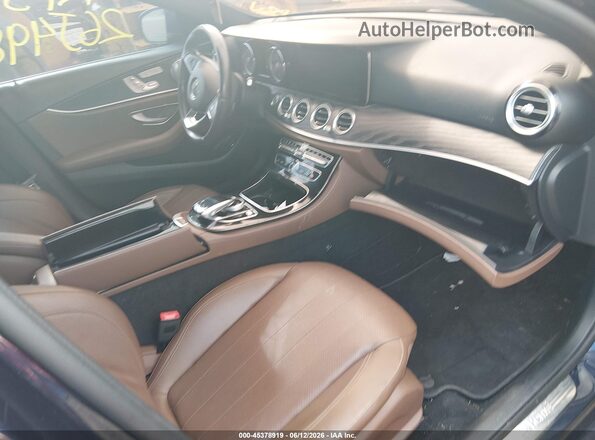 WDDZF4KB2HA213930 2017 MERCEDES-BENZ E-CLASS Blue Սալոնի դիմացի տեսք