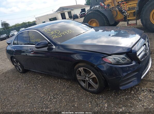 WDDZF4KB2HA213930 2017 MERCEDES-BENZ E-CLASS Blue Սարքավորումների վահանակի տեսք