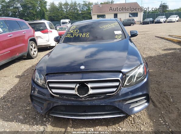 WDDZF4KB2HA213930 2017 MERCEDES-BENZ E-CLASS Blue Առջևի վահանակի տեսք
