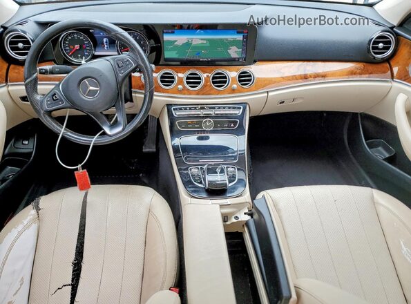 WDDZF4KB2JA336603 2018 MERCEDES-BENZ E Blue Вид панелі приладів