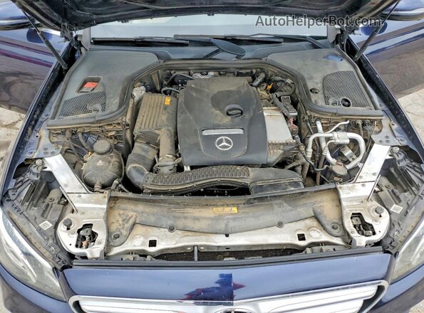 WDDZF4KB2JA336603 2018 MERCEDES-BENZ E Blue Вид задньої частини салону