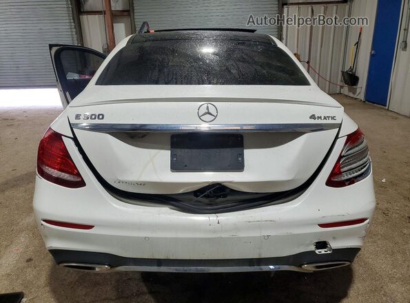 WDDZF4KB2JA371643 2018 MERCEDES-BENZ E Белый 