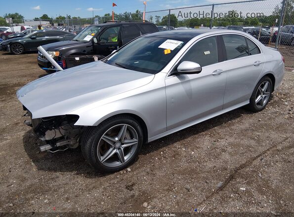 WDDZF4KB3HA045084 2017 MERCEDES-BENZ E-CLASS Gray Vista tres cuartos delantera izquierda