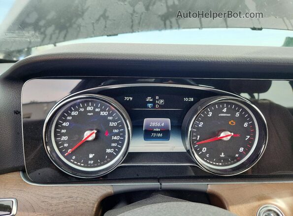 WDDZF4KB3JA401152 2018 MERCEDES-BENZ E Black Instrument cluster view
