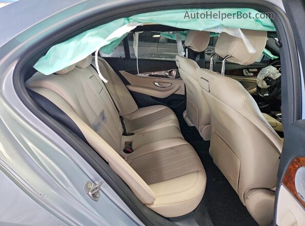 WDDZF4KB4HA096612 2017 MERCEDES-BENZ E Silver Rear seats view