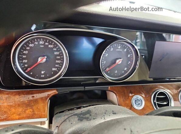 WDDZF4KB4HA096612 2017 MERCEDES-BENZ E Silver Instrument cluster view