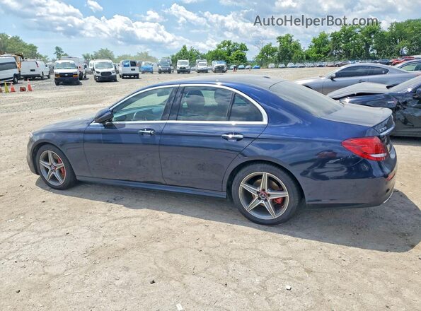 WDDZF4KB4HA105728 2017 MERCEDES-BENZ E Blue Trasero izquierdo