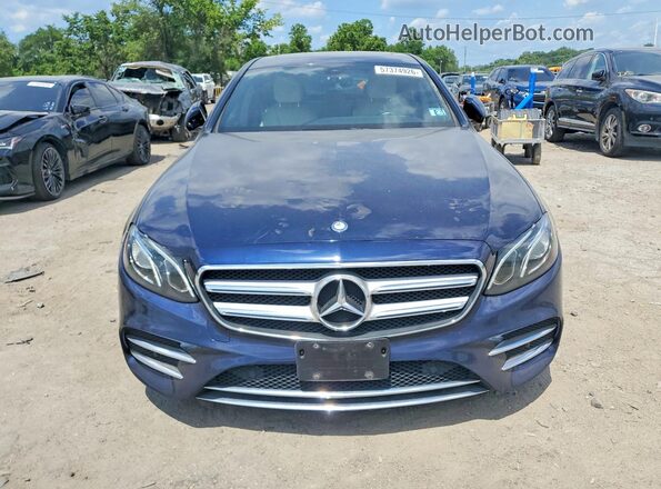 WDDZF4KB4HA105728 2017 MERCEDES-BENZ E Blue Vista frontal