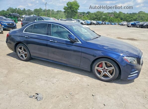 WDDZF4KB4HA105728 2017 MERCEDES-BENZ E Blue Delantero derecho