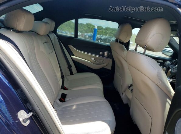 WDDZF4KB4HA105728 2017 MERCEDES-BENZ E Blue Vista de los asientos traseros