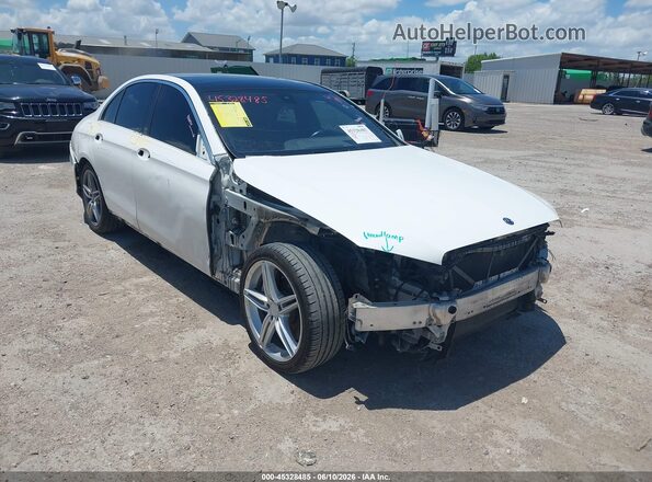 WDDZF4KB4JA358022 2018 MERCEDES-BENZ E-CLASS White წინა ხედი