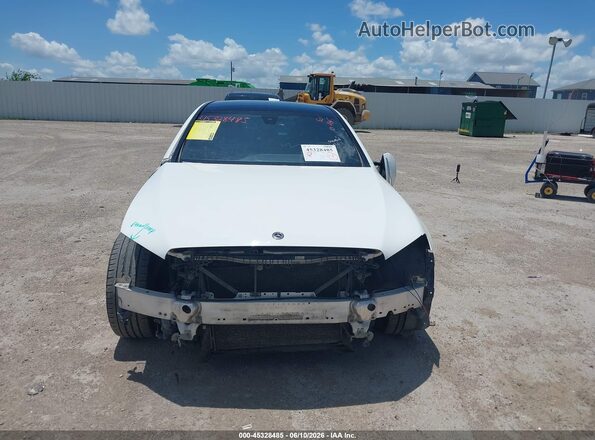 WDDZF4KB4JA358022 2018 MERCEDES-BENZ E-CLASS White ხელსაწყოთა პანელის ხედი