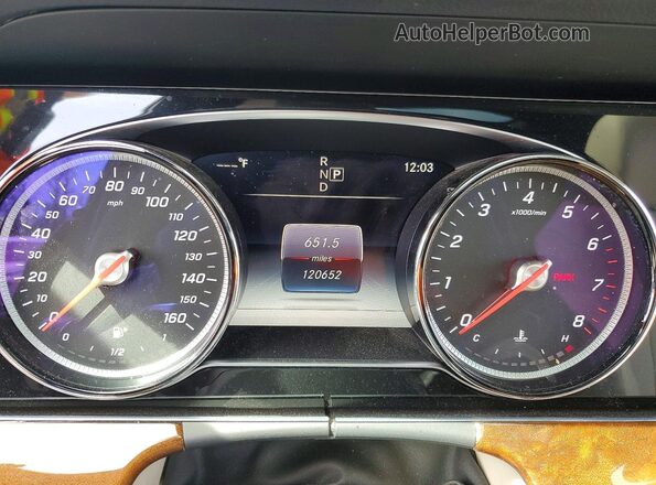 WDDZF4KB4KA514416 2019 MERCEDES-BENZ E Синий Вид щитка приборов