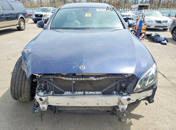 WDDZF4KB4KA514416 2019 MERCEDES-BENZ E Синий Вид спереди
