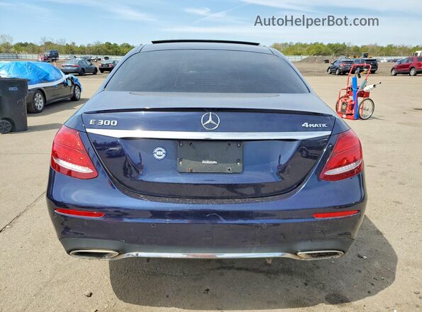 WDDZF4KB4KA514416 2019 MERCEDES-BENZ E Синий Вид сзади
