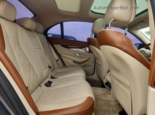WDDZF4KB5HA128421 2017 MERCEDES-BENZ E Gray უკანა სავარძლების ხედი