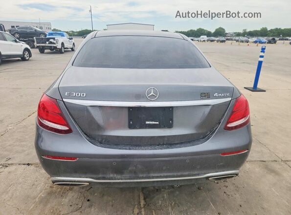 WDDZF4KB5HA128421 2017 MERCEDES-BENZ E Gray უკანა ხედი