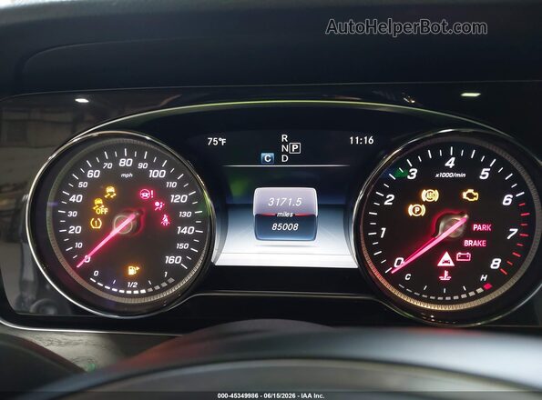 WDDZF4KB5JA354514 2018 MERCEDES-BENZ E-CLASS Gray Vista de los asientos traseros