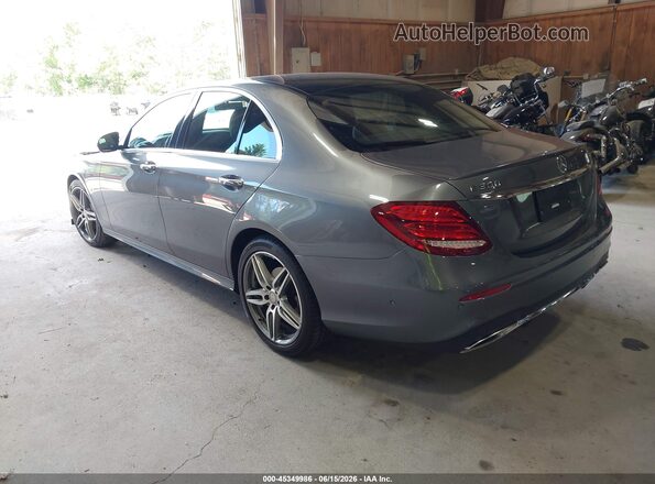 WDDZF4KB5JA354514 2018 MERCEDES-BENZ E-CLASS Gray Trasero izquierdo