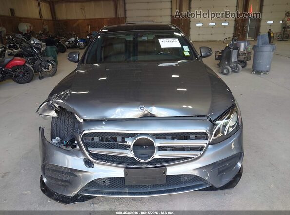 WDDZF4KB5JA354514 2018 MERCEDES-BENZ E-CLASS Gray Vista del cuadro de instrumentos