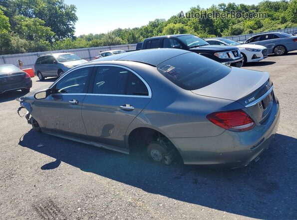 WDDZF4KB6HA132039 2017 MERCEDES-BENZ E Gray Rear left