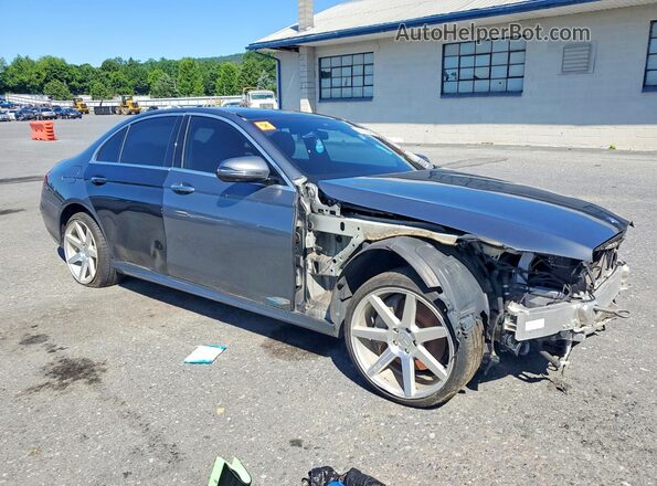 WDDZF4KB6HA132039 2017 MERCEDES-BENZ E Gray Front right
