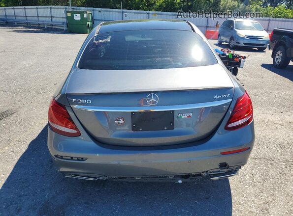 WDDZF4KB6HA132039 2017 MERCEDES-BENZ E Gray Rear view